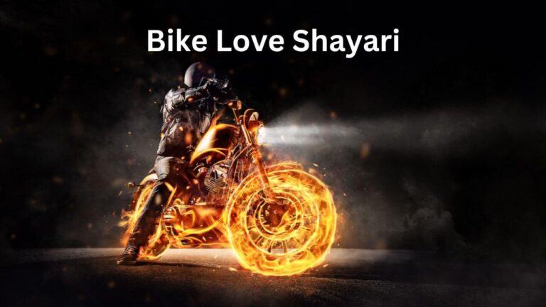 bike love shayari in hindi​