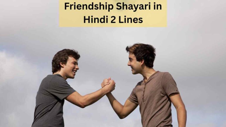 friendship shayari in hindi 2 lines