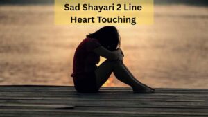 sad shayari 2 line heart touching