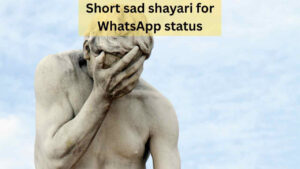 short sad shayari for WhatsApp status